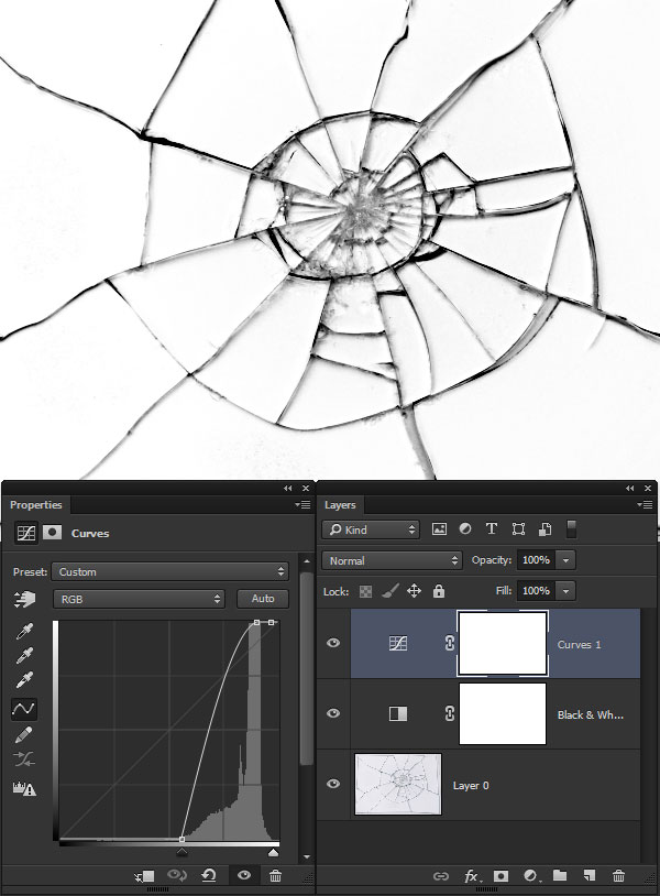 Increase Contrast with Curves