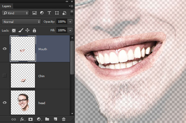 Create a Mouth Layer