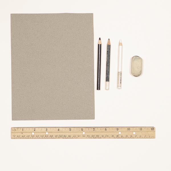 Materials for a tonal drawing