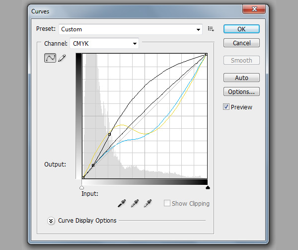 Add A Curves Adjustment Layer