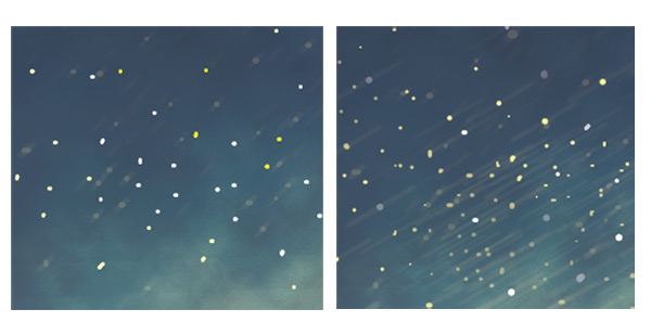 Paint Stars in the Sky