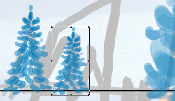 Copy paste background trees