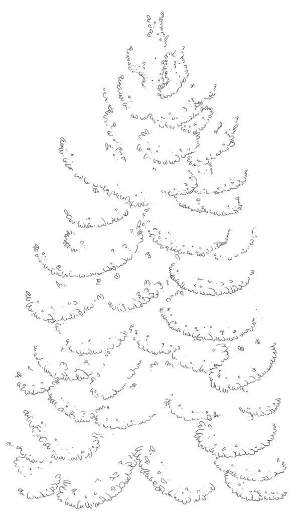 Tree Line Art No Snow