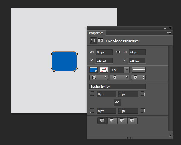 Designing Icon Base - Draw a rounded rectangle