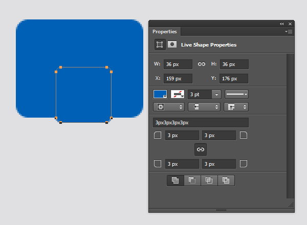 Designing Icon Base - Add another rounded rectangle