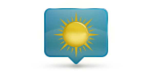 Add Icon Sign - Flare behind the sun