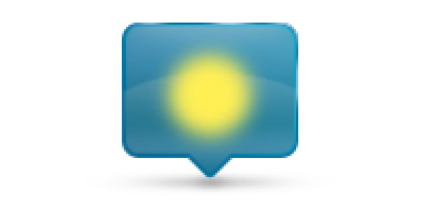 Add Icon Sign - Paint blurry yellow shape