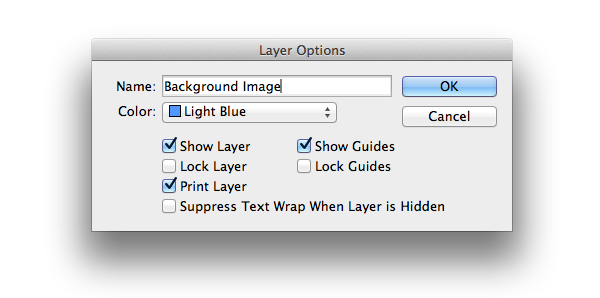 layer options