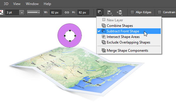 Basic map icon shape