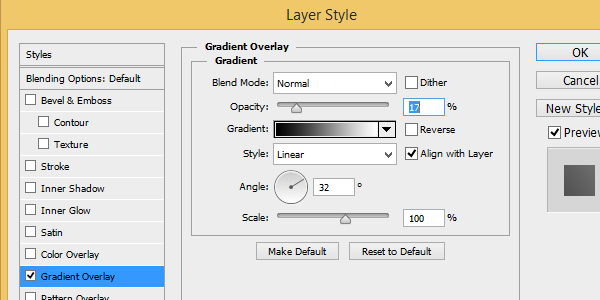 Gradient Overlay setting