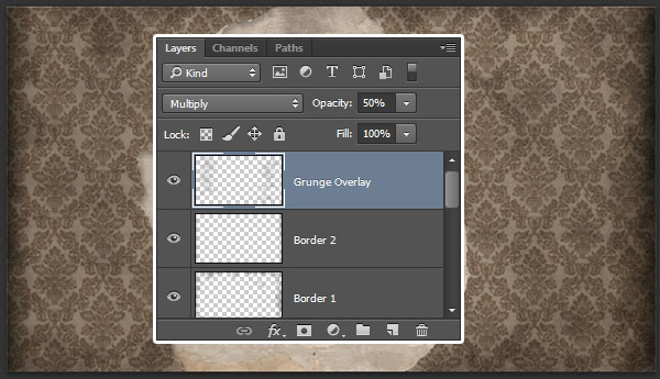 Create a Grunge Overlay layer