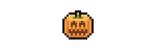 Pumpkin with face details added