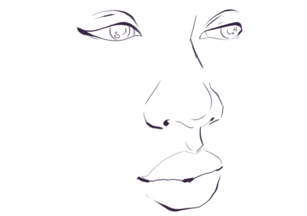 Tracing a face for your line art