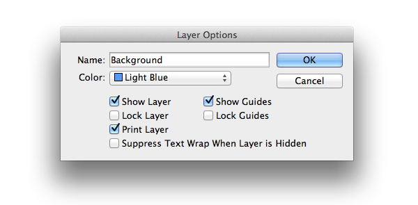 layer options