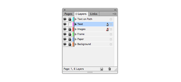 layers text