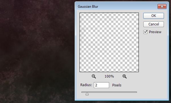 Grunge Brush Gaussian Blur