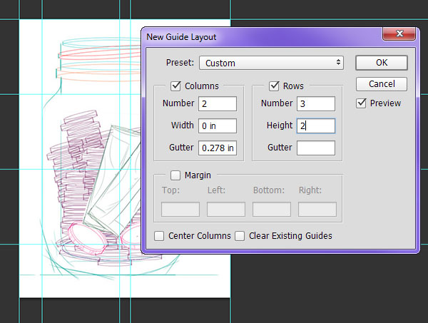 New Guide Layout in action