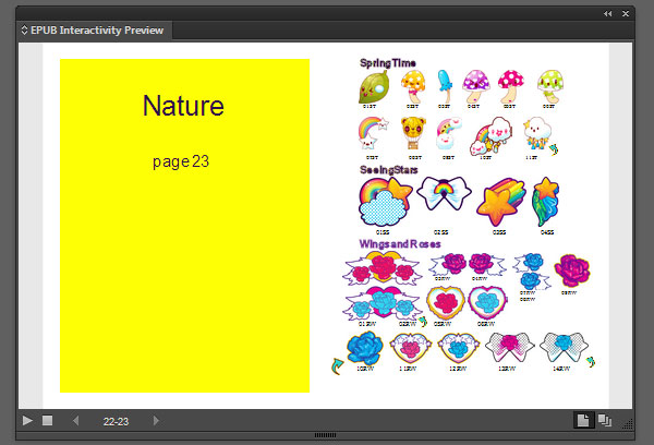 Preview your EPUBs features in the EPUB Interactivity Preview panel