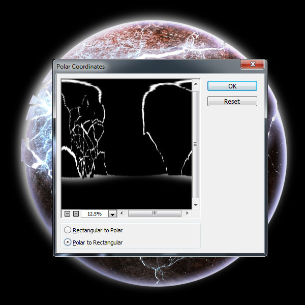 Polar Coordinates distortion