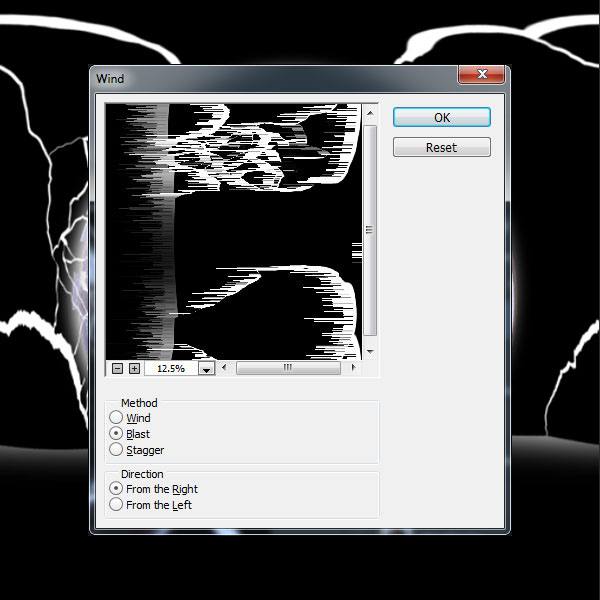 Stylize wind settings