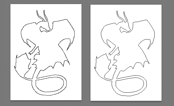 clean outline comparison