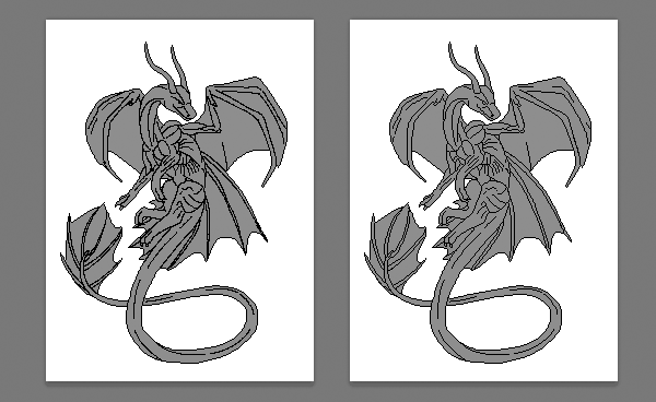 clean pixel lineart