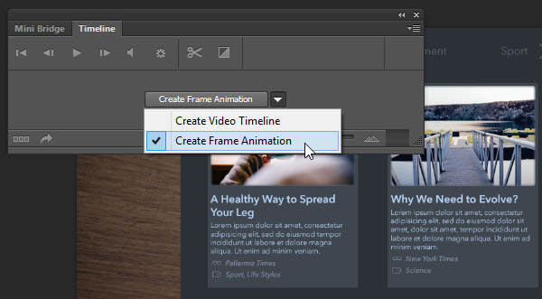 create frame animation