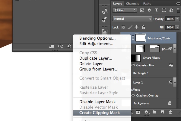 create clipping mask