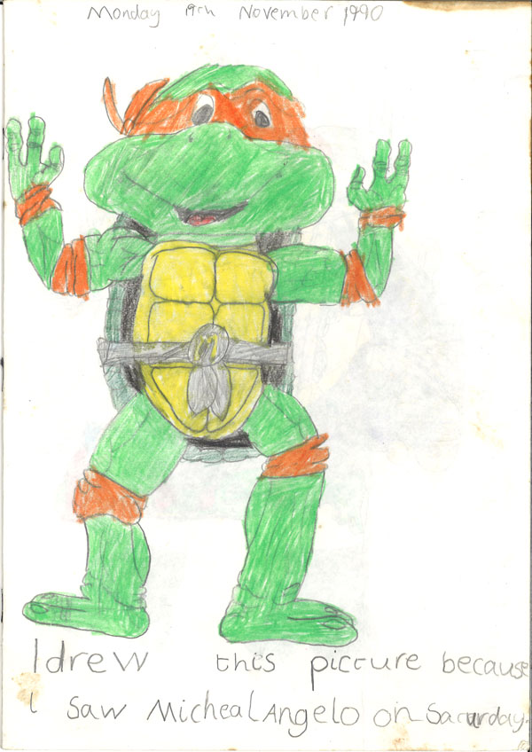 ninja turtle drawing shane smith