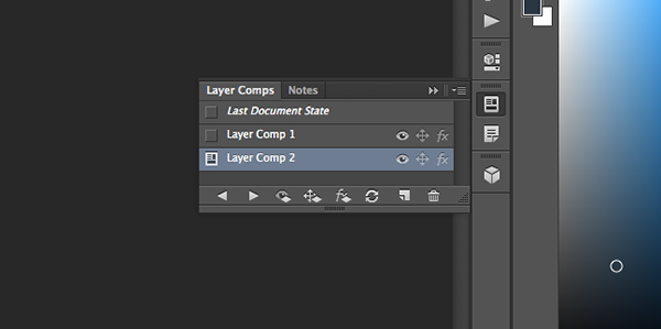 Layer Comps in Photoshop CC 2014