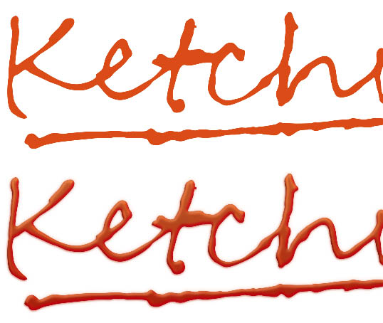 Ketchup Text Effect