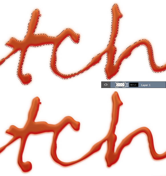 Ketchup Text Effect