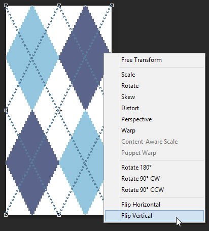 Tutorial Photoshop-Argyle Pattern