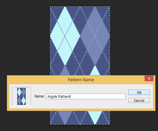 Tutorial Photoshop-Argyle Pattern