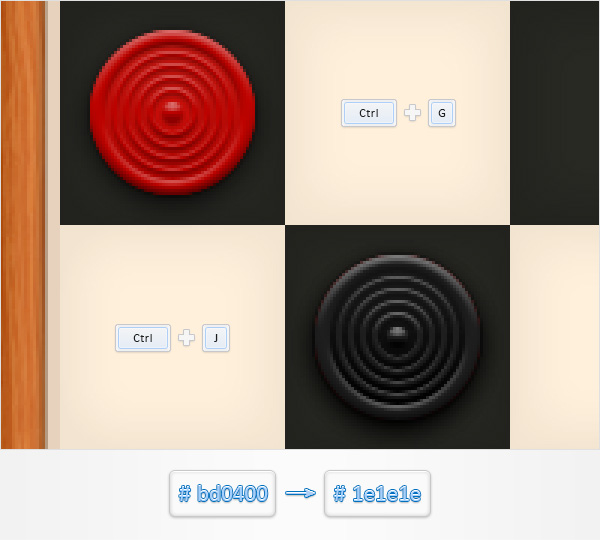 Checkers Mobile Game Interface