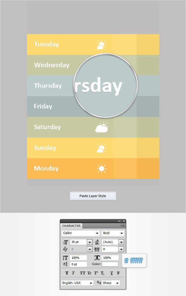 Mobile Weather App Interface