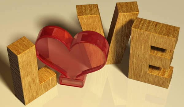 Create a Valentine's Day-Inspired 3D Text Effect Using Filter Forge and Photoshop