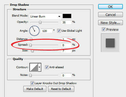 drop shadows in photoshop