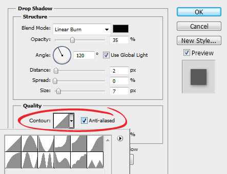 drop shadows in photoshop