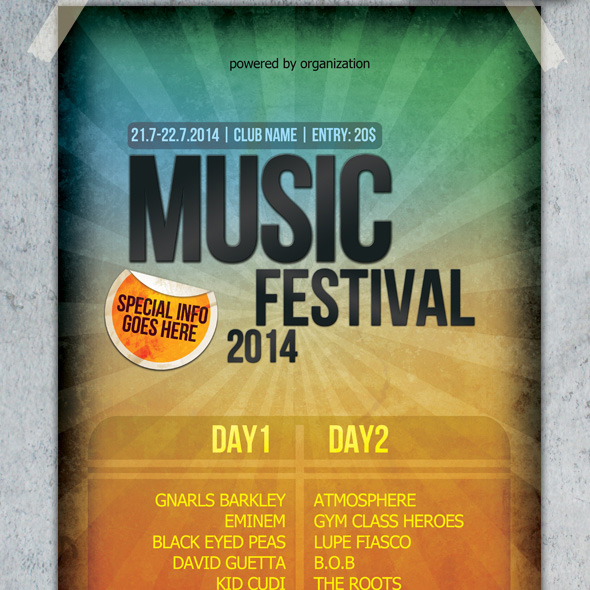 Music Festival Poster & Flyer