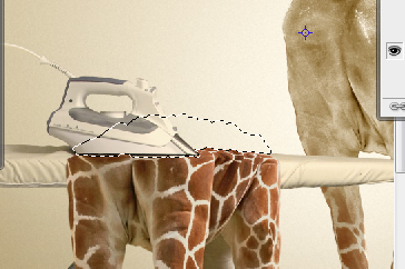 Undress a Giraffe in Photoshop