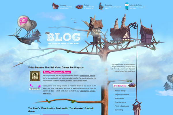 Illustrated Website