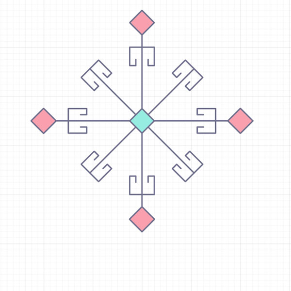 middle rhombus