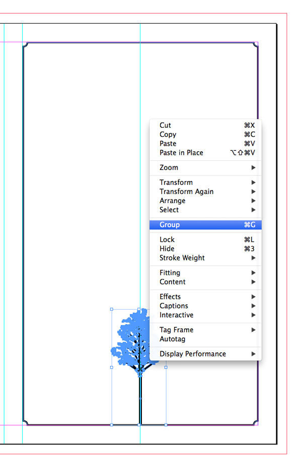 grouped elements