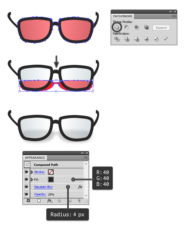 create glasses 2