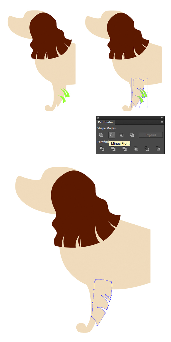 cut out the notcher with Minus Front function of Pathfinder