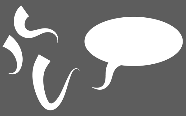 Create tails for the speech bubble using the new Art brush