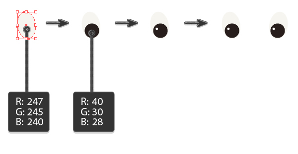 creating the eyes