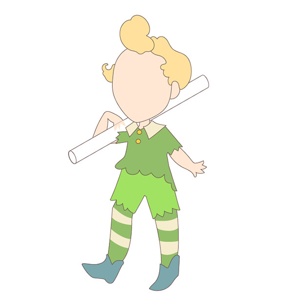 the full body of the lollipop character