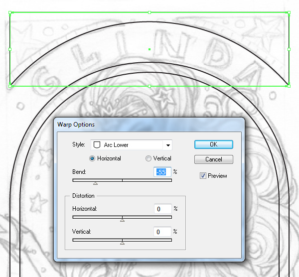 making of the upper arch